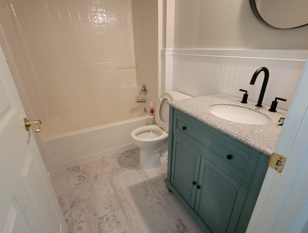 Bathroom remodeling job in Brooksville FL