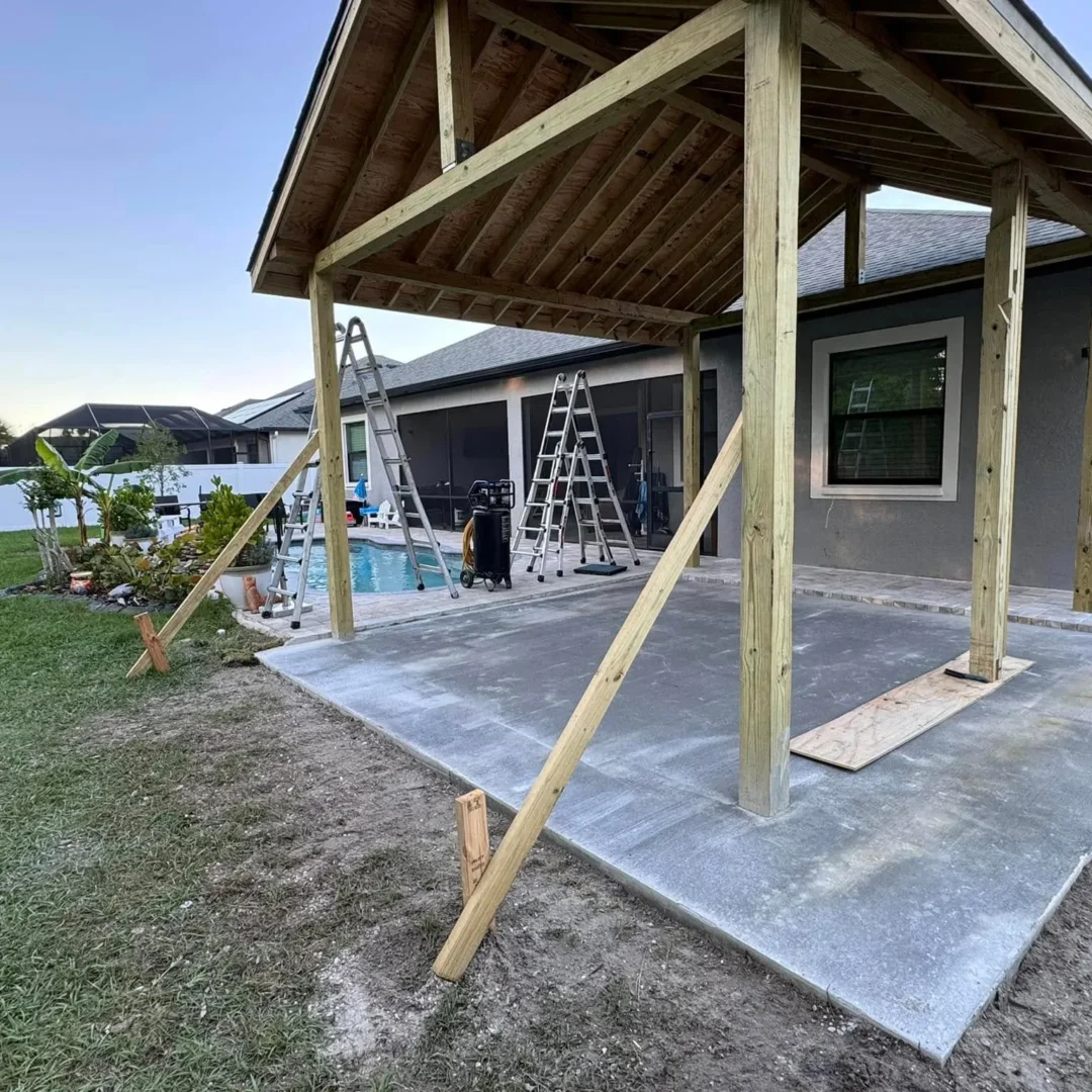 after concrete flooring